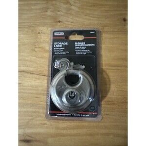 U-Haul Storage Lock Maximum Security 2-3/4in Stainless Steel #02870 Key 4471